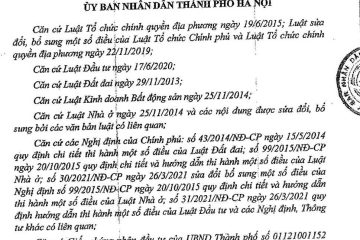 Hồ sơ pháp lý Dự án chung cư Handico Complex 33 Lê Văn Lương